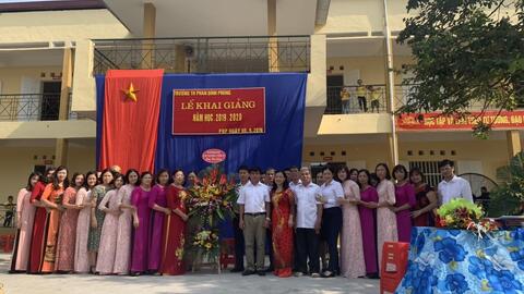 Lễ khai giảng năm học 2019- 2020 của Trường Tiểu học Phan Đình Phùng