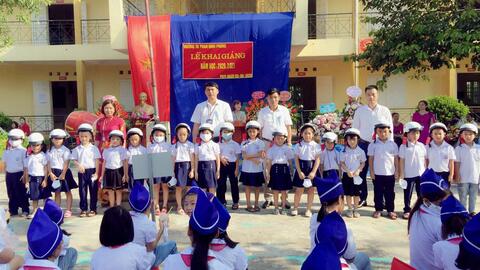 Lễ khai giảng năm học 2020-2021 của trường Tiểu học Phan Đình Phùng